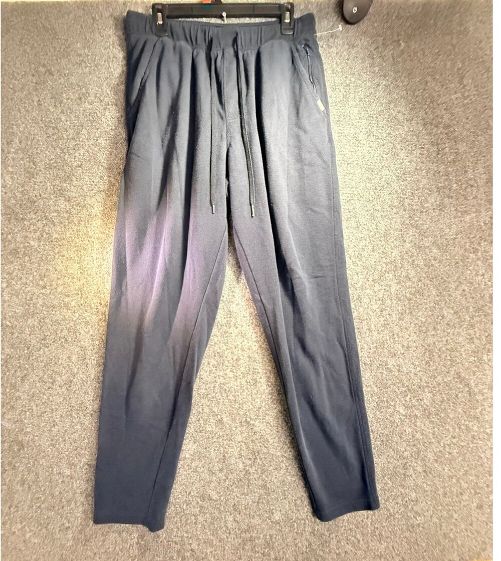 Eddie Bauer Men's Dark Navy Blue Lounge Relaxed Jogger Sweatpants Size Large